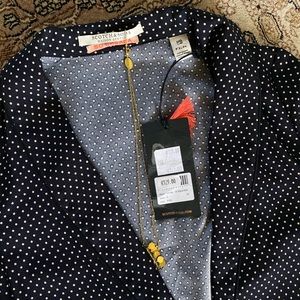 Maison Scotch & Soda polka dot blazer XS NEW